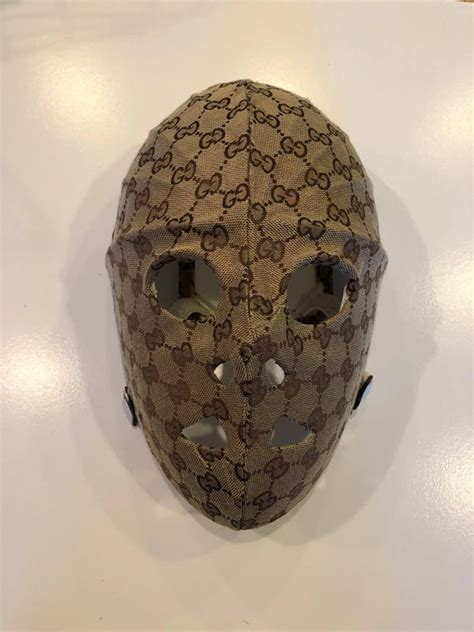 fake gucci hockey mask|gucci shirt checker.